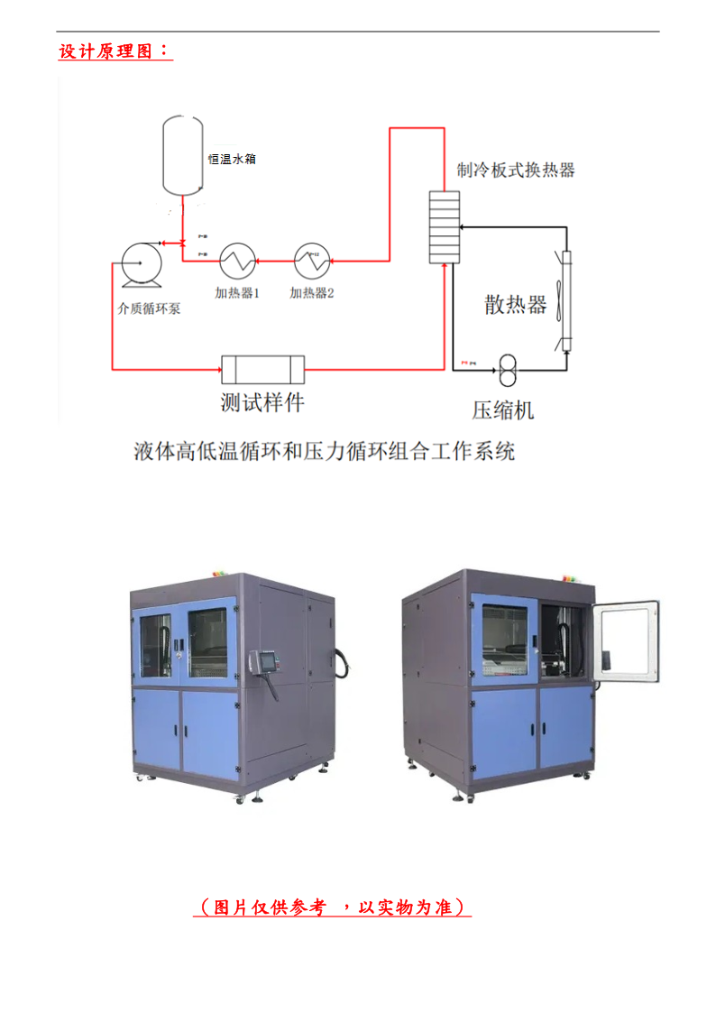 液體高低溫循環試驗系統